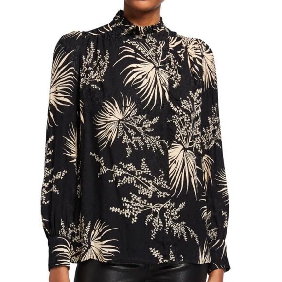 RARE mock neck blouse - Picture 1 of 3